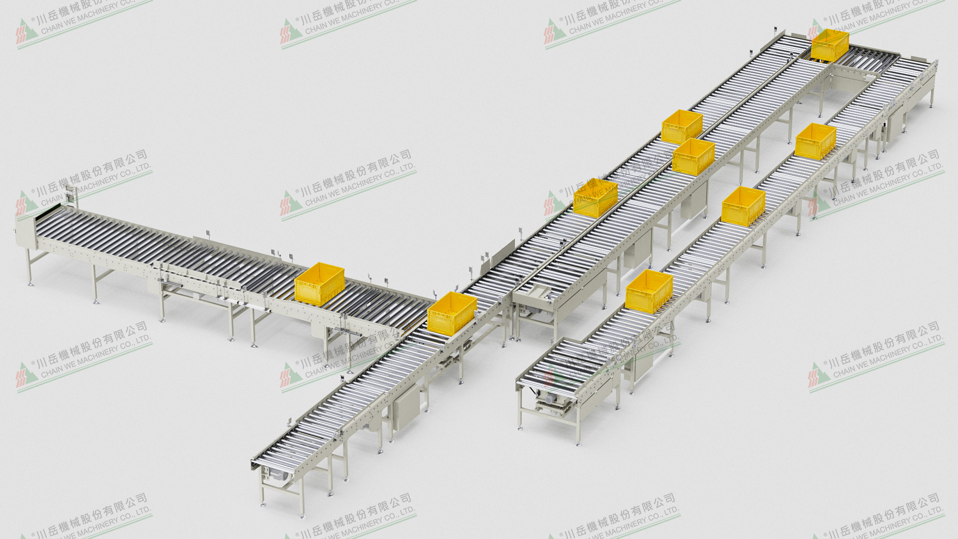 Conveying Line for Carton/Material Boxes