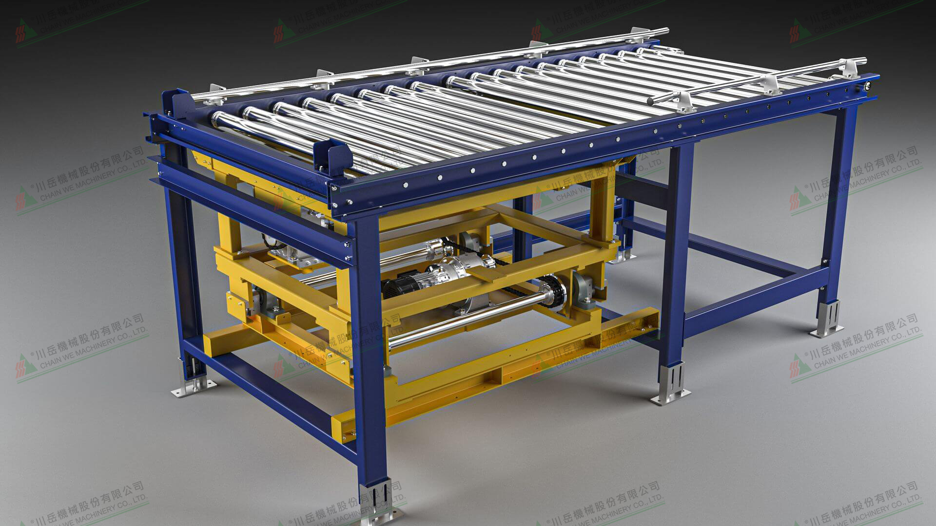 Roller Conveyor with Transfer Mechanism