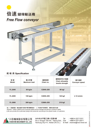 Free Flow Conveyor