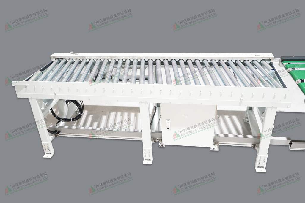 Roller conveyor for logistic box and material box