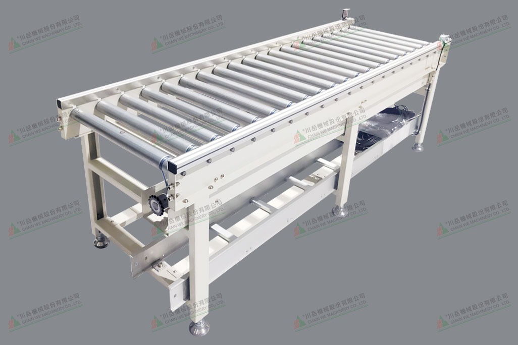 Roller conveyor for logistic box and material box