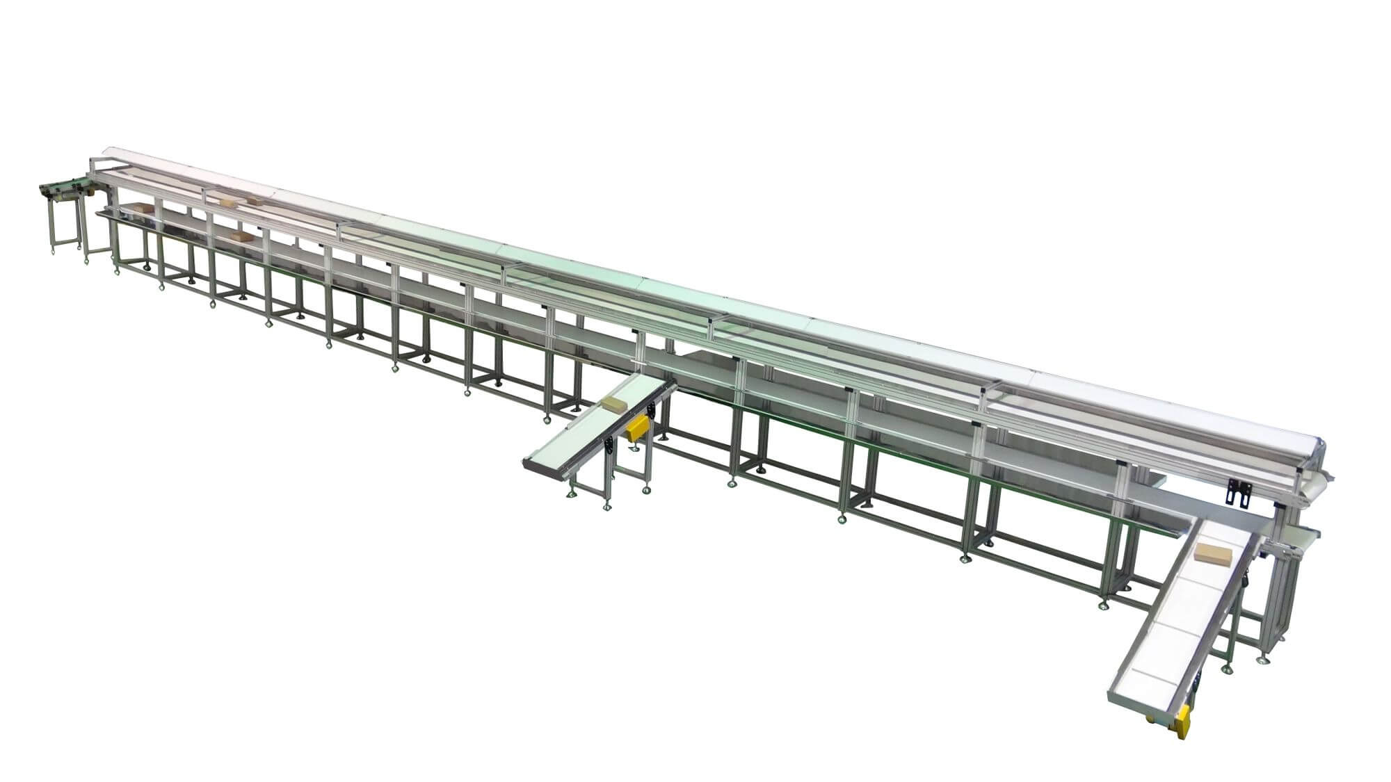 Double-Layer Belt Packing Line for Food Manufacturing